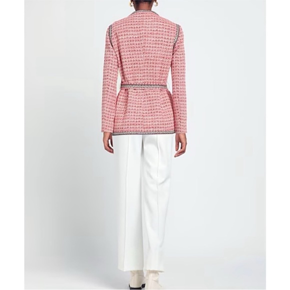 MAJE Venetia Two Tone Tweed Pink Rose Rouge
Belted blazer NEW - Picture 4 of 16